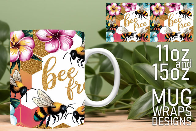 elevate your mug designs effortlessly! , Stunning templates, Bee Sublimation HoodArtCraft 