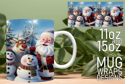 elevate your mug sublimation game! , High-quality wraps, Christmas Sublimation HoodArtCraft 