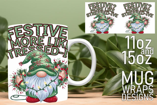 Elevate your projects, stunning mug designs for sublimation! , Gnomes Sublimation HoodArtCraft 