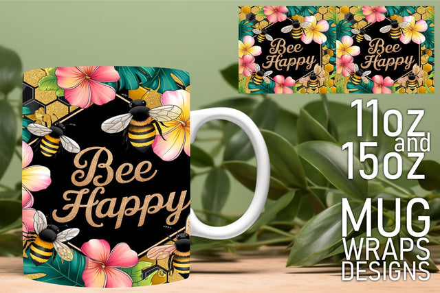Elevate your projects, vibrant PNG designs for mugs! , Bee Sublimation HoodArtCraft 