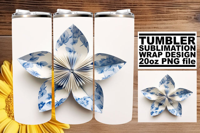 Elevate Your Tumblers with 3D Floral Sublimation Wraps Sublimation afrosvg 