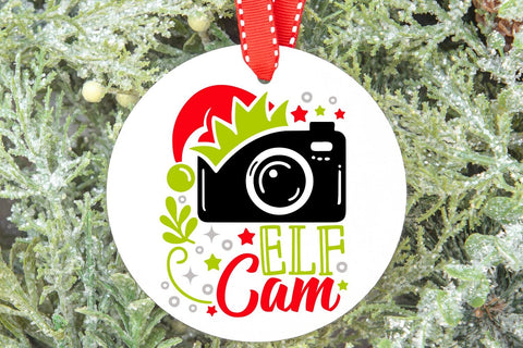 Elf Cam| Funny Christmas Elf SVG Cutting Files. SVG CosmosFineArt 