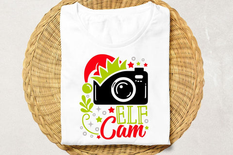 Elf Cam| Funny Christmas Elf SVG Cutting Files. SVG CosmosFineArt 