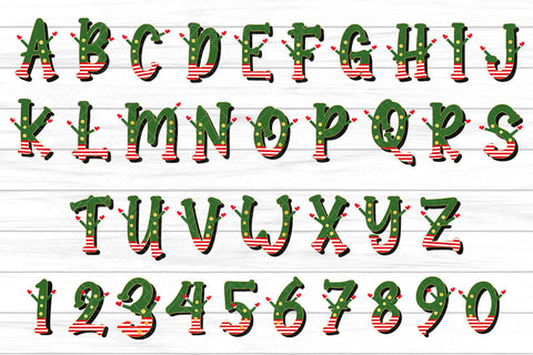 Elf Christmas Alphabet Letter Sublimation Sublimation Sublimatiz Designs 