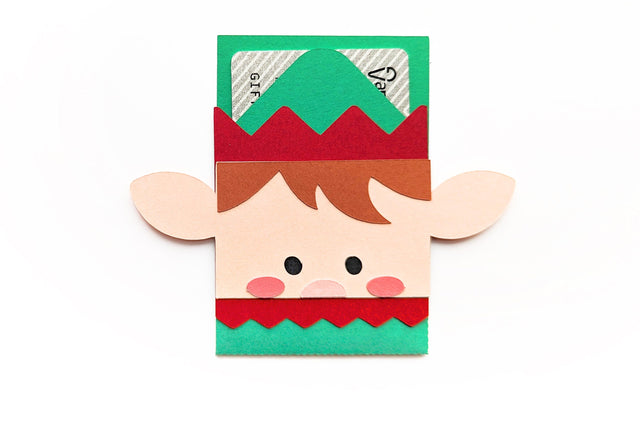 Elf Face Gift Card Holder SVG SVG Risa Rocks It 