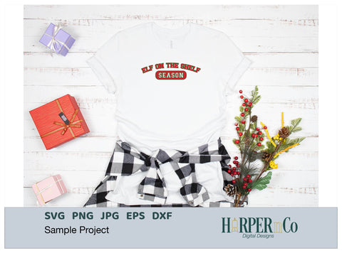 Elf on the Shelf Season SVG PNG Cut EPS File SVG HarperNCo 