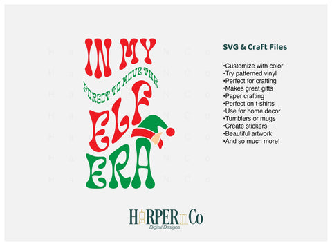 Elf Shelf Move Mini SVG PNG Cut EPS File SVG HarperNCo 