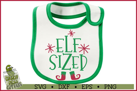 Elf Sized Christmas SVG File SVG Crunchy Pickle 