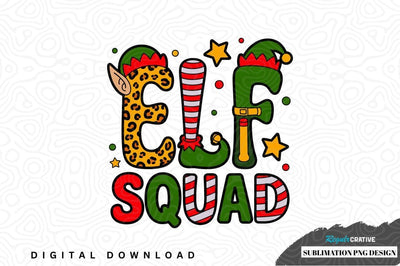 Elf squad sublimation png design Sublimation Regulrcrative 