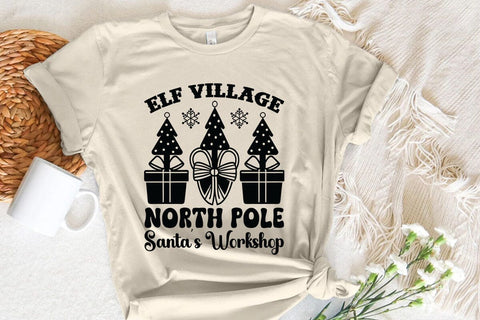 Elf village north pole santas workshop SVG Angelina750 