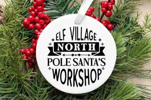 Elf village north pole santas workshop SVG Angelina750 