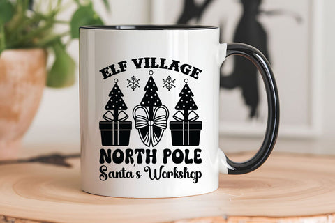 Elf village north pole santas workshop SVG Angelina750 