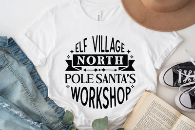 Elf village north pole santas workshop SVG Angelina750 