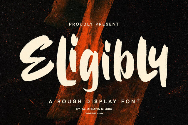 Eligibly - Display Font Font Alpaprana Studio 