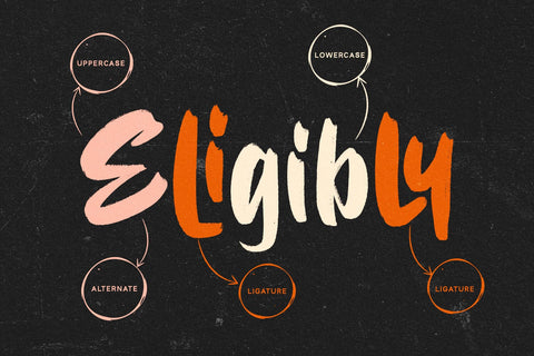Eligibly - Display Font Font Alpaprana Studio 