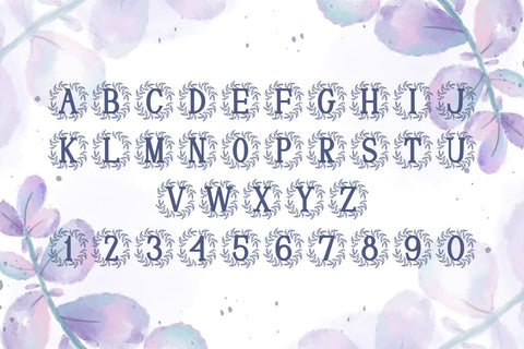 Elmsworth Monogram Font Font Dm Letter Studio 