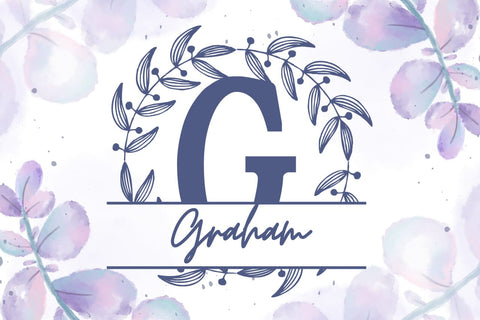 Elmsworth Split Monogram Font Font Dm Letter Studio 