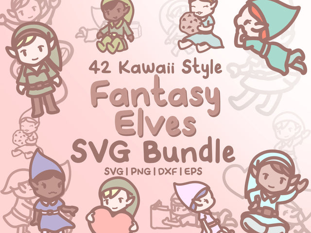 Elves SVG Design Set SVG HalieKStudio 