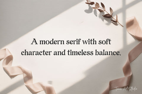 Elysia Serif – Elegant Modern Serif Font Font TonisArtStudio 