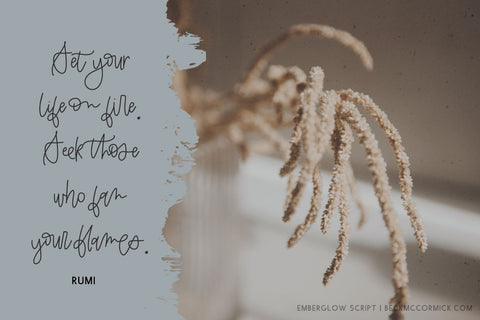 Emberglow Script Font Beck McCormick 