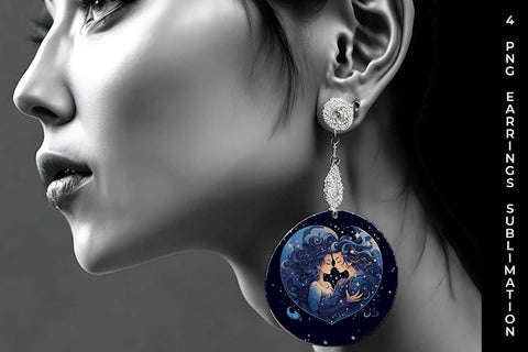 Embrace Boho Love - Earrings Sublimation Design Bundle Sublimation Sintegra 