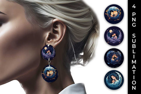 Embrace Boho Love - Earrings Sublimation Design Bundle Sublimation Sintegra 