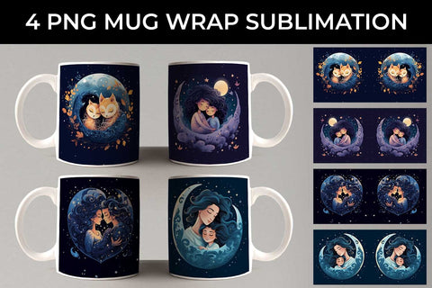 Embrace Boho Love - Mug Wrap Sublimation Design Bundle Sublimation Sintegra 