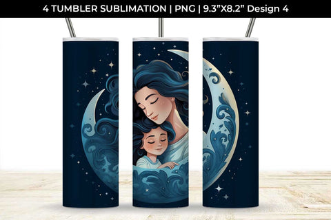 Embrace Boho Love with Cosmic Embraces - Tumbler Sublimation Design Bundle Sublimation Sintegra 