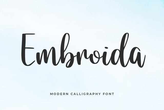Embroida Font Abo Daniel Studio 