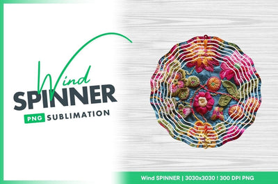 Embroidered Floral Pattern in Teal with Pink Orange and Yellow Flowers Sublimation Regulrcrative 