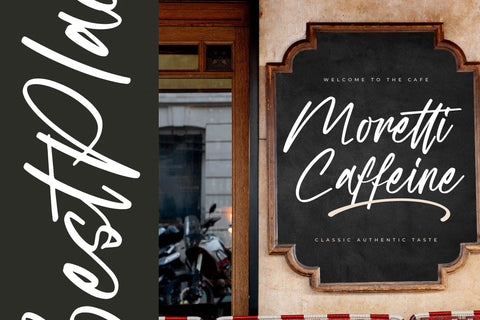 Emillia Sartory - Moder Script Font Font Letterena Studios 