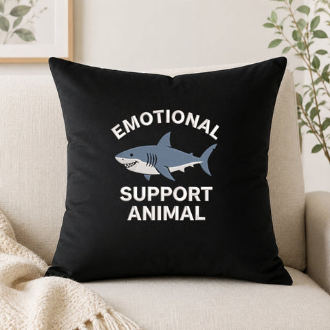 Emotional Support Animal Shark Embroidery Design – Funny Shark Ocean Animal Machine Embroidery File Embroidery/Applique DESIGNS PatternFeed8 