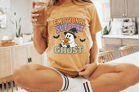 Emotional Support Ghost PNG Sublimation Pickled Thistle Creative 
