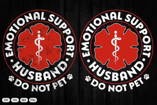 Emotional Support Human T-Shirt, Do Not Pet Husband Shirt, Funny Shirts for Husband SVG DesignDestine 