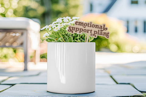 Emotional Support Plant - Laser Ready Cut File Sublimation Pickled Thistle Creative 