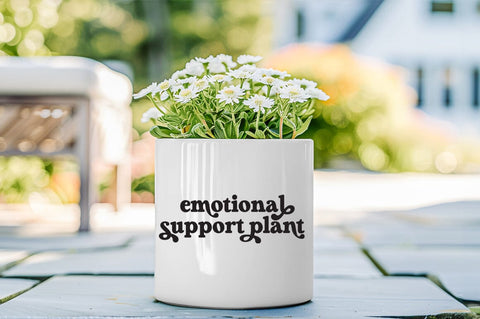 Emotional Support Plant - Laser Ready Cut File Sublimation Pickled Thistle Creative 