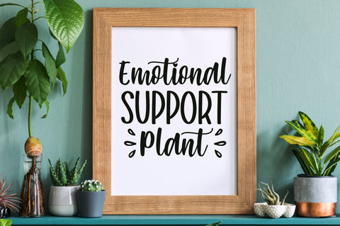 Emotional support plant SVG Design SVG Designangry 