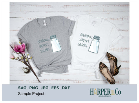 Emotional Support Sodium, Funny POTS SVG SVG HarperNCo 