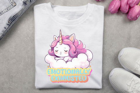 Emotionally exhausted Sublimation Design Sublimation Regulrcrative 