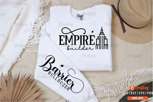 Empire builder Sleeve SVG Design SVG Designangry 
