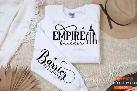Empire builder Sleeve SVG Design SVG Designangry 
