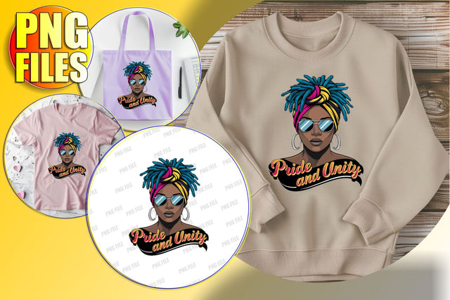 Empowered Afro Woman Sublimation Design Sublimation afrosvg 