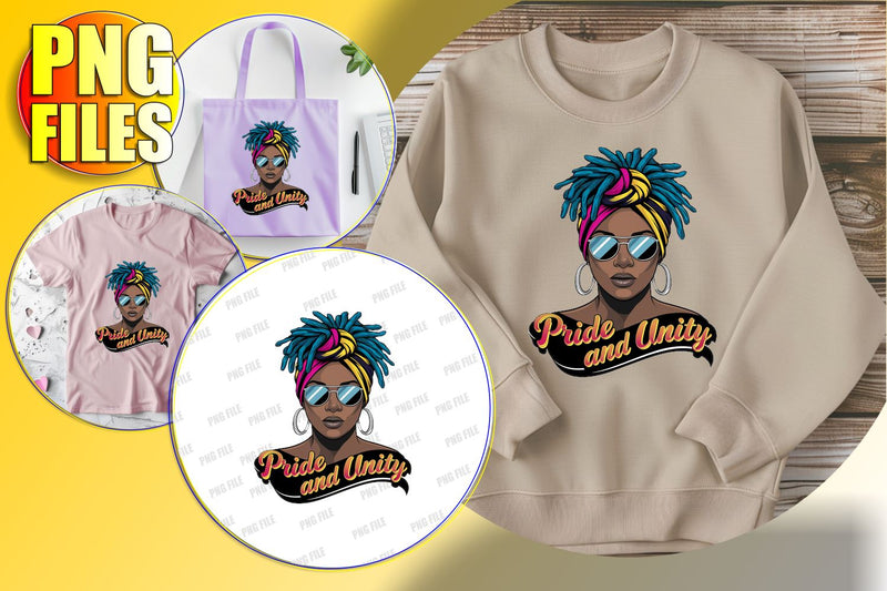 Empowered Afro Woman Sublimation Design Sublimation afrosvg 