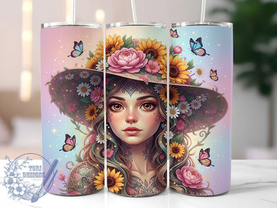 Empowered Self Love Quote Tumbler, Inspirational Quote Wrap, Empowered Woman Design, 20Oz Skinny Tumbler, Motivational Sublimation Wrap, Self Love Tumbler, Uplifting Message Design Sublimation ToriDesigns 