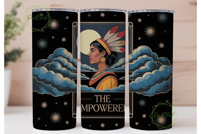 Empowered Woman 20oz Tumbler Wrap Sublimation PixelChick 