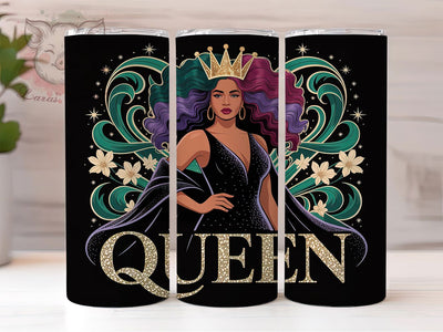 Empowering Black Woman Tumbler, Black Woman, Cultural Pride, Empowerment Art, Stylish Design, Tumbler Wrap, Sublimation Design Sublimation Lara' s Designs 
