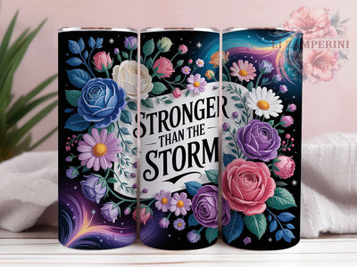 Empowering Storm Affirmation Tumbler, Empowering Tumbler Design, Positive Quote Wrap, Motivational Sublimation Wrap, Uplifting Storm Wrap, Inspirational Tumbler Wrap, Trendy Gift Idea Sublimation Li Zamperini 