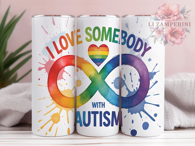 Empowering & Supportive Autism Mom Tumbler, Neurodiversity Gift, Puzzle Piece Design, Autism Support Wrap, 20oz Awareness Tumbler, Special Needs Parent Gift Sublimation Li Zamperini 