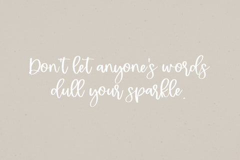 Emptynest Script Font Beck McCormick 