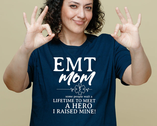 EMT Mom Svg Png, EMS Svg, First Responder Gift, Momlife svg, Mothers Day Svg, EMT Star of Life, Paramedic, Medical Svg, Healthcare Svg SVG DesignDestine 